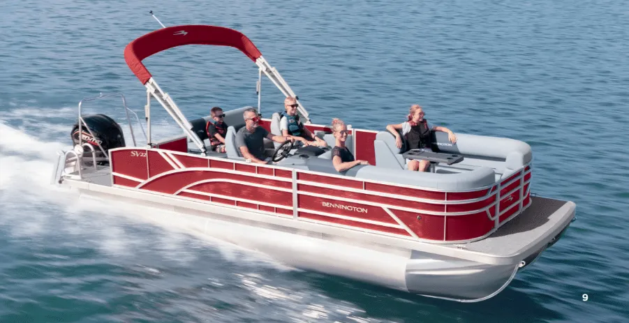 22' Bennington Tritoon